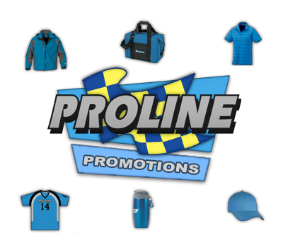 Check out Proline Custom Clothing's promotional division offering a huge number of promotional items 